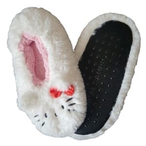 NWOT Hello Kitty Faux Fur Slipper Socks with Grippers